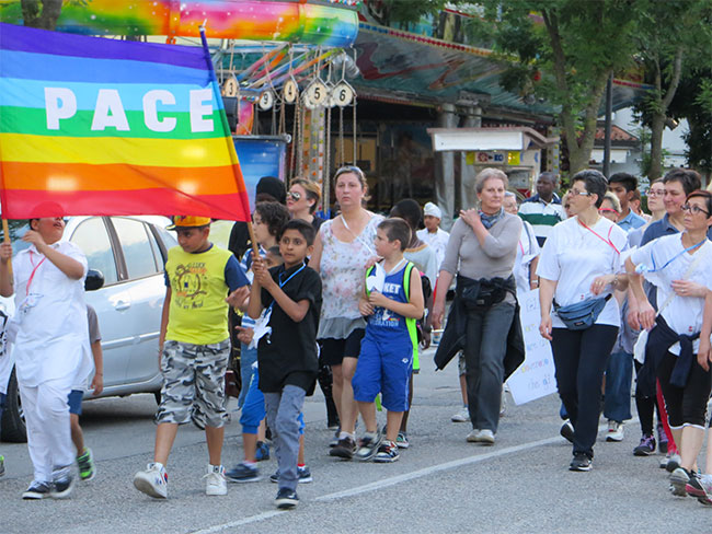 Foto della marcia della Pace 2015